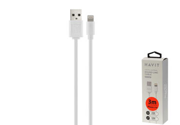 Laidas USB 2.0-Lightning M.CUBE 8502, 3m