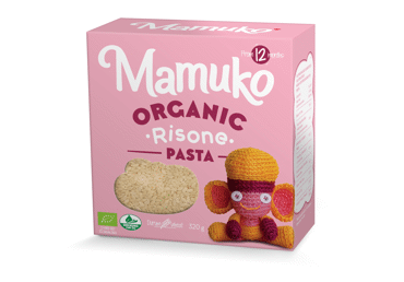 Ekologiški MAMUKO makaronai RISONE PASTA, nuo 12 mėn., 320 g