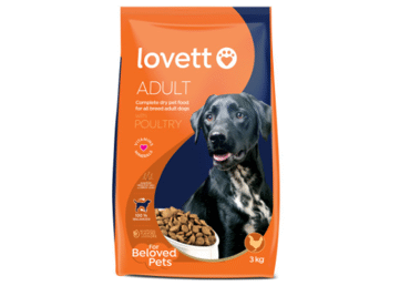 Dry Dog Food LOVETT with Poultry, 3 kg