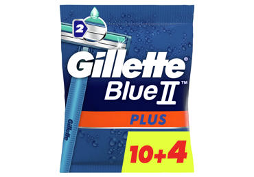 Vienkartiniai skustuvai GILLETTE BLUE 2 Plus, 10+4 vnt.
