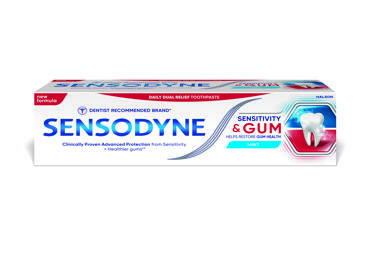 Зубная паста SENSODYNE SENSITIVITY & GUM CARING MINT, 75 мл