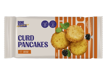 Šaldyti varškėčiai DONE COOKIN CURD PANCAKES, 400 g
