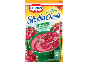 Kisielius su džiovintais vaisiais DR. OETKER, spanguolių sk., 32.5 g
