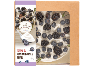 Cake with mascarpone cheese, medium, 1 kg