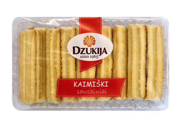 DZŪKIJOS KAIMIŠKI sausainiai su sviestu, 255 g