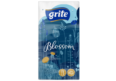 Popierinės nosinaitės GRITE BLOSSOM, 10 vnt.