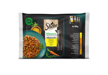 Konservuotas kačių ėdalas SHEBA NATURE'S su paukštiena, 340 g