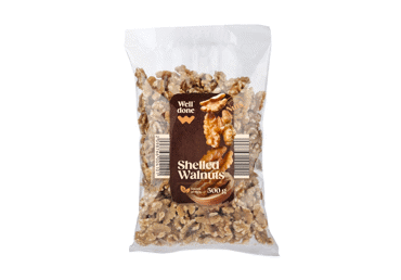 Graikiniai riešutai WELL DONE, 500 g