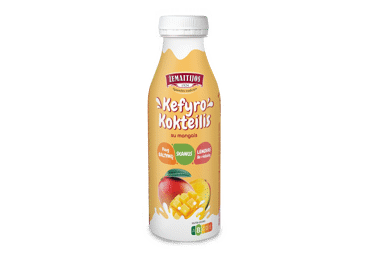 ŽEMAITIJOS кефирный коктейль с манго, 0,5% жира, 450 г