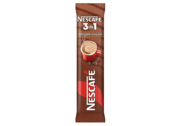 Tirpiosios kavos gėrimas NESCAFÉ 3 IN 1 su ruduoju cukrumi, 16.5 g