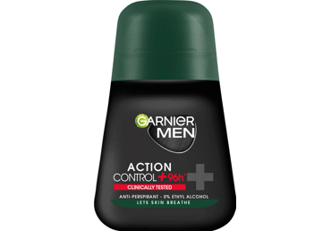 Vyriškas rutulinis dezodorantas GARNIER MEN ACTION, 50 ml
