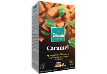 Juodoji arbata DILMAH, karamelės skonio, 30 g