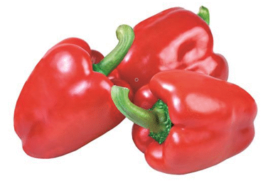 Raudonos saldžiosios paprikos, 80-100 mm, 1 kg