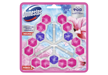 Tual. gaiv. ir valiklis DOMESTOS POWER 5 MAGNOLIA, 3 x 50 g, 150 g