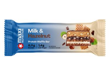 Baltyminis vaflinis batonėlis su riešutais MAXI NUTRITION, 40 g