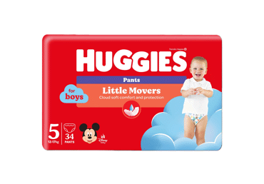 Sauskelnės-kelnaitės HUGGIES PANTS 5 JUMBO BOY, 12-17 kg, 34 vnt.