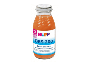 Morkų ir ryžių nuoviras HIPP ORS (nuo 4 mėn.), 200 ml