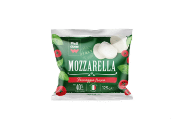 Mocarela WELL DONE, 40 %, 210 g