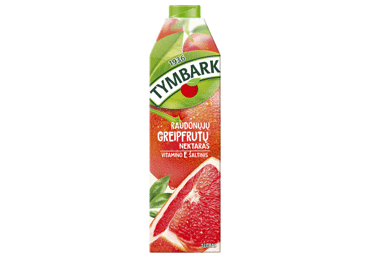 Raudonųjų greipfrutų nektaras TYMBARK, 1 l