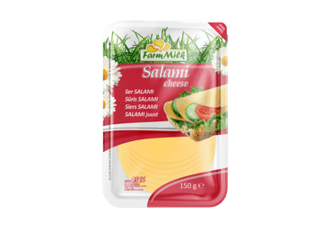 SALAMI sūris 45% FARM MILK riek. 150g, 150 g
