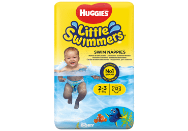 Maudymosi sauskelnės HUGGIES SWIM, 3-8 kg, 12 vnt., 12 vnt.