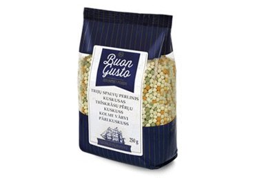 Pearl couscous BUON GUSTO (three colors), 250 g