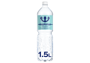 Lengvai gazuotas vanduo NEPTŪNAS, 1.5 l