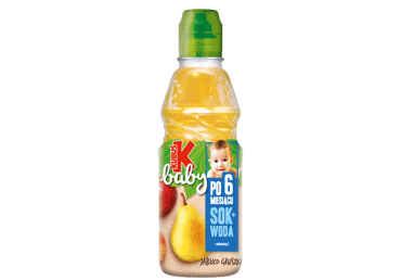 Apple and pear drink KUBUŠ BABY (6+ months), 300 ml