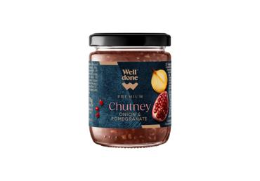 Svogūnų ir granatų čatnis WELL DONE PREMIUM, 170 g