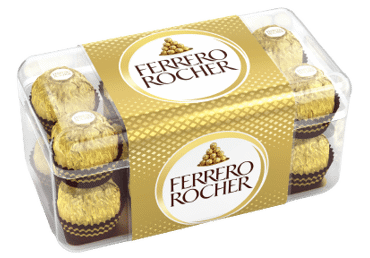 Šokoladiniai saldainiai FERRERO ROCHER, 200 g