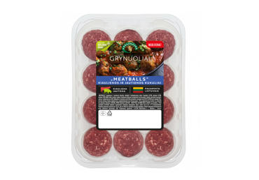 Fresh pork and beef meatballs GRYNUOLIAI, 300 g
