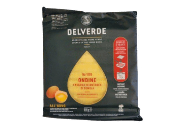 Lazanijos lakštai DELVERDE, Nr. 109 (su kiaušiniais), 500 g