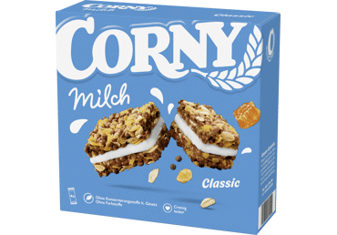 Батончик CORNY MILK с молочной начинкой, 4 шт.