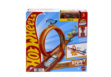 Trasa su kilpa ir šuoliu HOT WHEELS STUNT TRACKS 