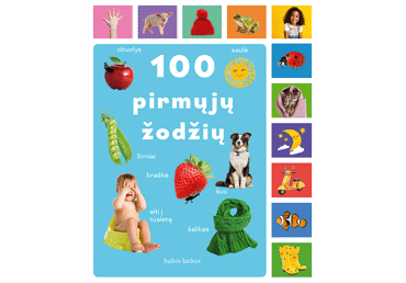 Knyga A. Šaliamoraitė-Nasickė 100 PIRMŲJŲ ŽODŽIŲ, 1 vnt.