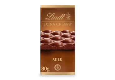 Pieninis šokoladas LINDT EXTRA CREAMY, 80 g
