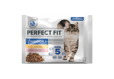 Konservuotas kačių ėdalas PERFECT FIT MIX, 340 g