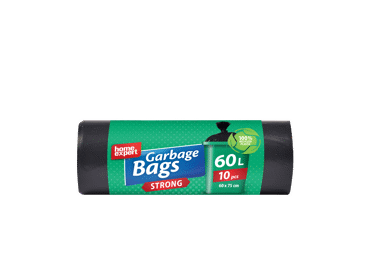 Šiukšlių maišai 60l/10vnt, HOME EXPERT