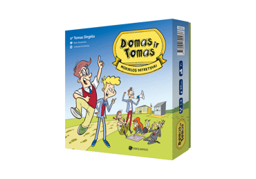 Stalo žaid. DOMAS IR TOMAS. MOKYKL. DET.