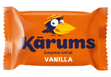 Глазированный творожный десерт KARUMS с ванилином, 22,5% жира, 45 г