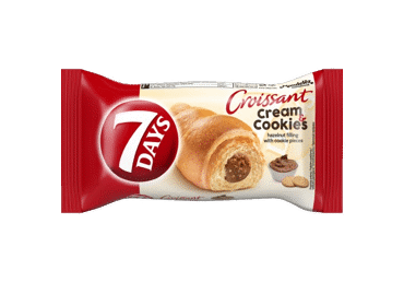 Raguolis 7DAYS su lazdynų riešutų ir sausainių skonio įdaru, 60 g