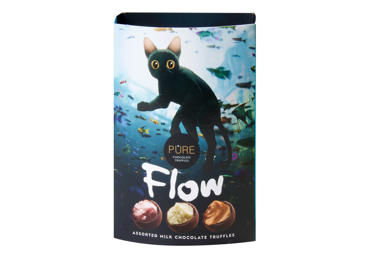 Pieninio šokolado triufelių su įdaru rinkinys PURE FLOW, 108 g