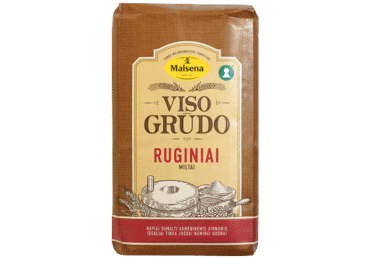 Visų grūdo dalių ruginiai miltai MALSENA, 1.75 kg