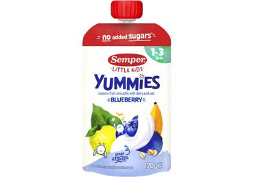 Tyrelė SEMPER YUMMIES RTE su mėlynėmis, 12mėn. 120g