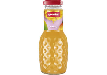 Mangų sulčių gėrimas GRANINI, 24 %, 250 ml, depozitinė tara, 250 ml