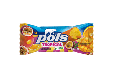 Varškės sūrelis POLS, atogrąžų vaisių skonio, 21,8 % rieb., 45 g