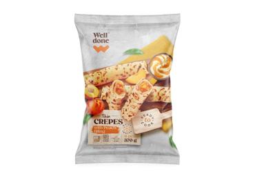 Lietiniai WELL DONE su persikų įdaru, 370 g