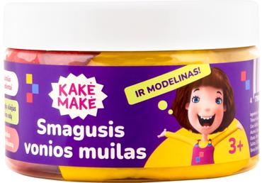 Vonios modelinas KAKĖ MAKĖ geltonas-raudonas