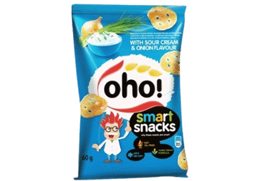 Traškučiai OHO! su grietine ir svogūnais, 60 g