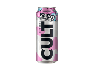 Gazuotas gėrimas CULT BUBBLE GUM ZERO CAFFEINE, 500 ml